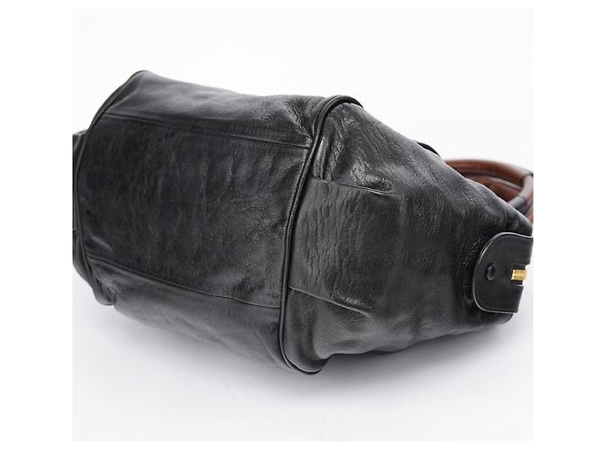 Chloé Borsa Tote in pelle di agnello nera - vista 8