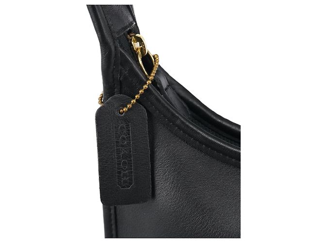 Coach Borsa a tracolla Ergo 9020 in pelle nera - vista 6