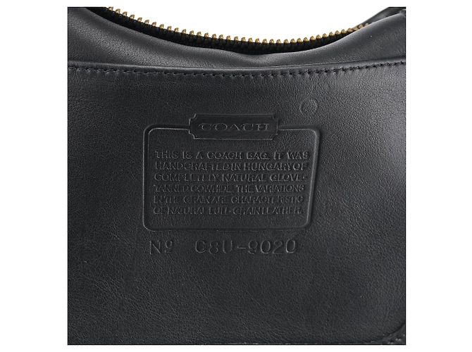 Coach Borsa a tracolla Ergo 9020 in pelle nera - vista 8