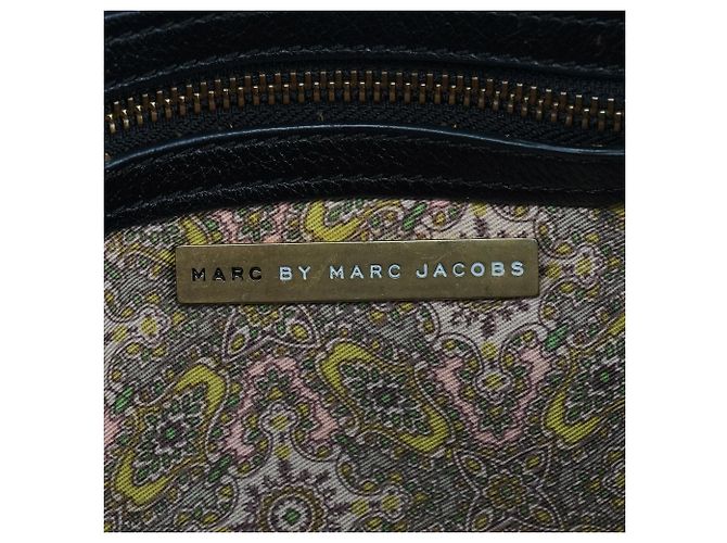 Marc by Marc Jacobs Borsa Tote in pelle nera con anelli - vista 10