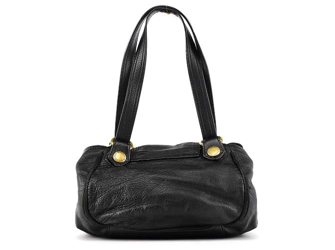 Marc by Marc Jacobs Borsa Tote in pelle nera con anelli - vista 3