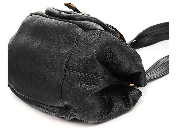 Marc by Marc Jacobs Borsa Tote in pelle nera con anelli - vista 8