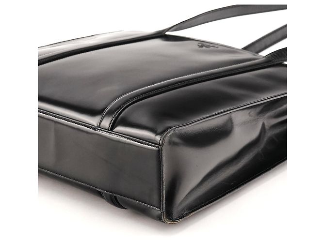 Prada Borsa Tote Sport 1995 in pelle spazzolato nera - vista 8