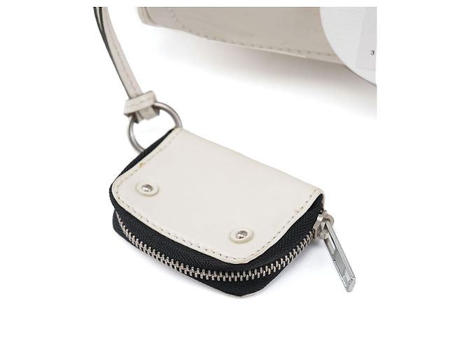 Chloé Borsa a tracolla Betty Chain in pelle bianca - vista 10