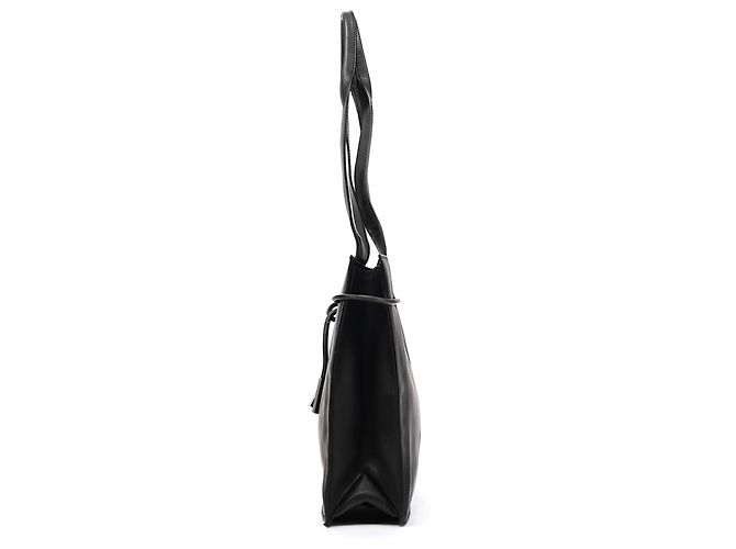 Gucci 002 1053 Borsa tote in pelle nera con coulisse - vista 2