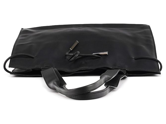 Gucci 002 1053 Borsa tote in pelle nera con coulisse - vista 4