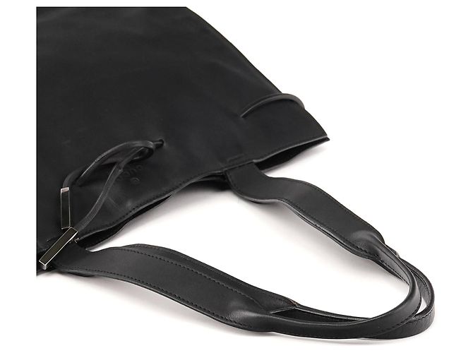 Gucci 002 1053 Borsa tote in pelle nera con coulisse - vista 9
