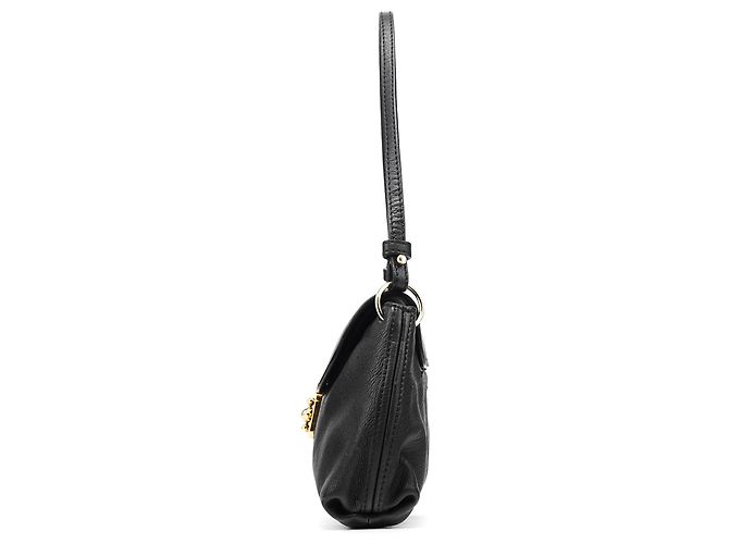 Chloé Mini borsa a tracolla Elsie in pelle nera - vista 2