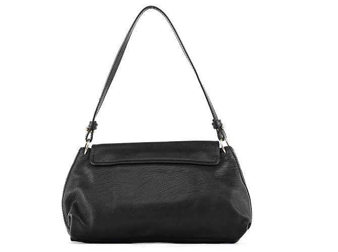 Chloé Mini borsa a tracolla Elsie in pelle nera - vista 3