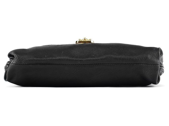 Chloé Mini borsa a tracolla Elsie in pelle nera - vista 5