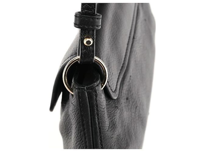 Chloé Mini borsa a tracolla Elsie in pelle nera - vista 7