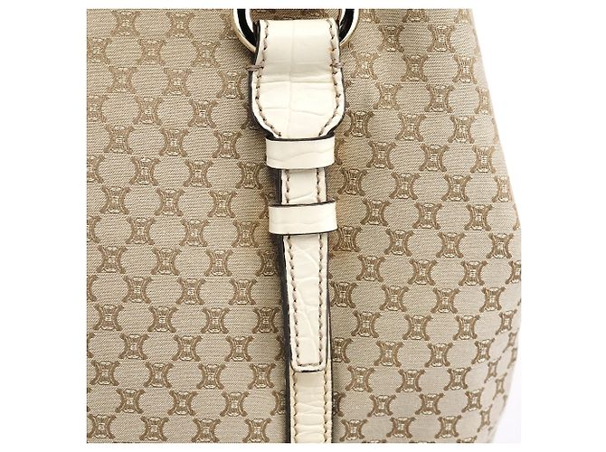 Céline Beige Triomphe Monogram Tote Bag - Ansicht 10
