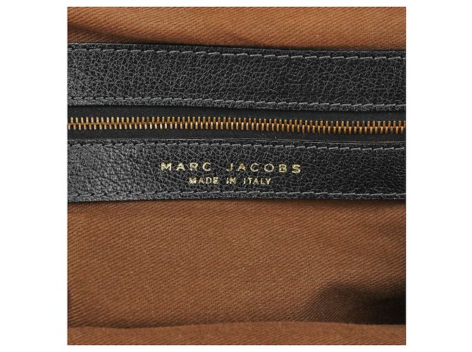 Marc Jacobs Borsa a tracolla Stam in pelle trapuntata nera - vista 13