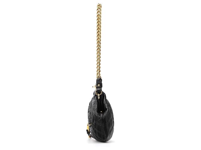 Marc Jacobs Borsa a tracolla Stam in pelle trapuntata nera - vista 2