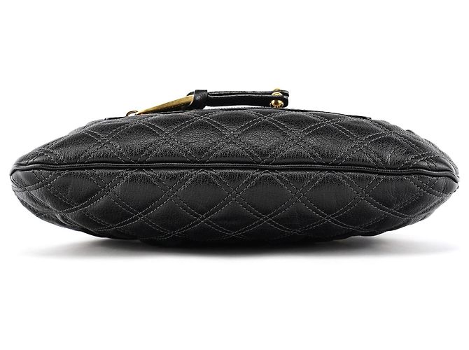 Marc Jacobs Borsa a tracolla Stam in pelle trapuntata nera - vista 5