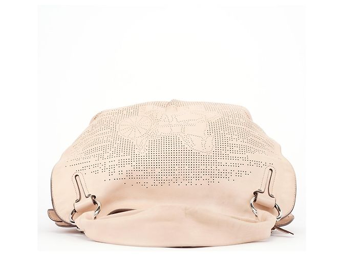 Céline mala de ombro Bittersweet em pele perfurada creme - vista 4