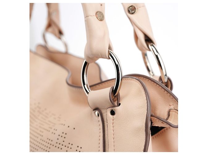 Céline mala de ombro Bittersweet em pele perfurada creme - vista 6