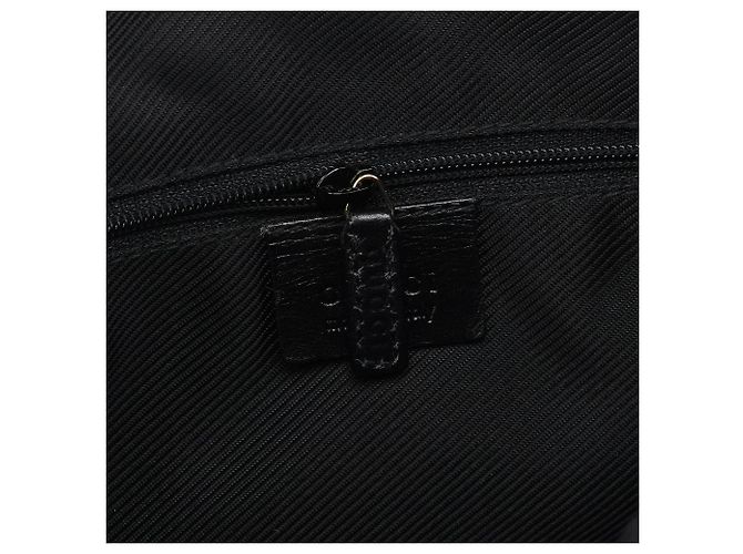 Gucci Borsa Tote 000 0855 in pelle e tela GG nera - vista 11