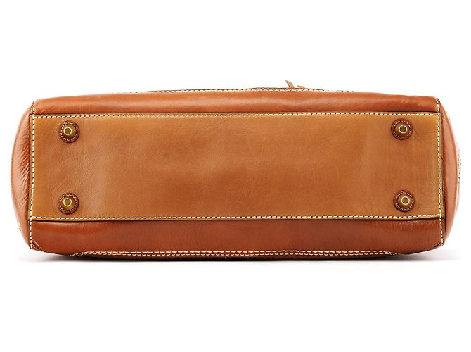 Coach 10552 Borsa Tote Hamptons in pelle tan - vista 4