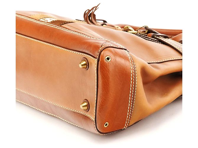 Coach 10552 Borsa Tote Hamptons in pelle tan - vista 7