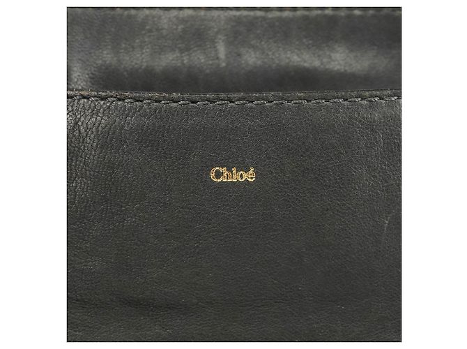 Chloé Borsa 2-Way Elsie in pelle grigia - vista 12