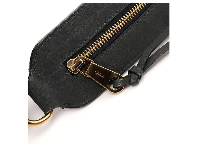 Chloé Borsa 2-Way Elsie in pelle grigia - vista 7