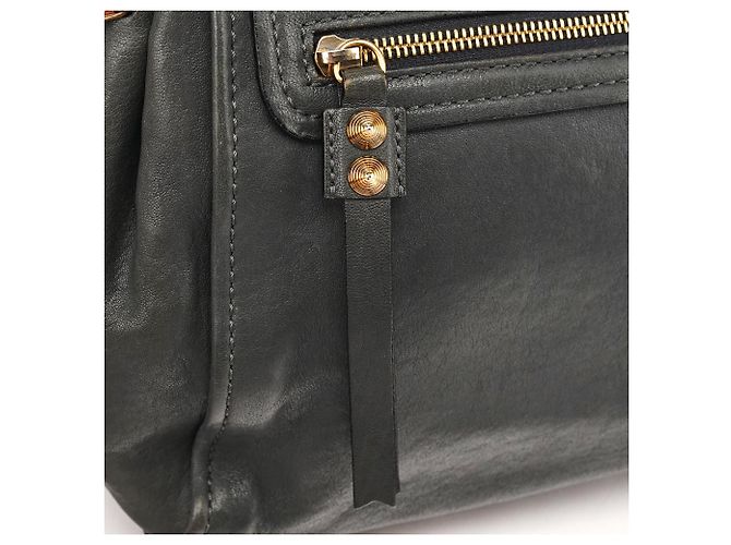 Chloé Borsa 2-Way Elsie in pelle grigia - vista 8