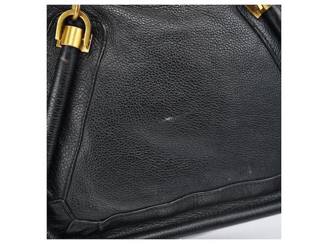 Chloé Borsa Paraty 2-Way in pelle nera - vista 13