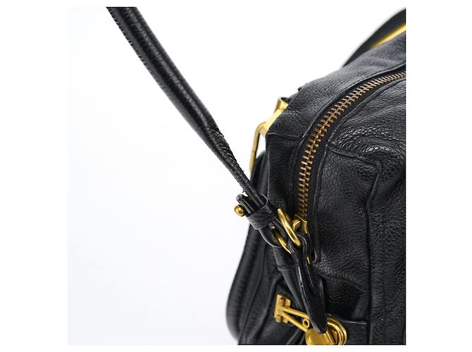 Chloé Borsa Paraty 2-Way in pelle nera - vista 17