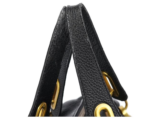 Chloé Borsa Paraty 2-Way in pelle nera - vista 20