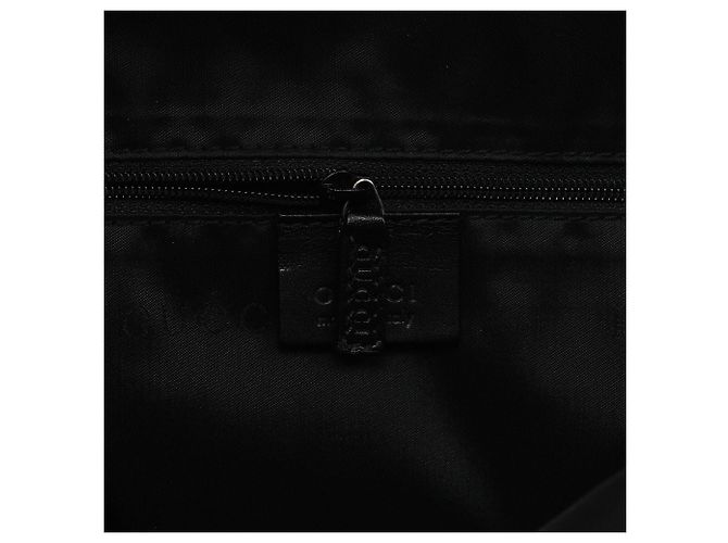 Bamboo Gucci 001 1638 Borsa 2-Way in Nylon Nero e Bambù - vista 12