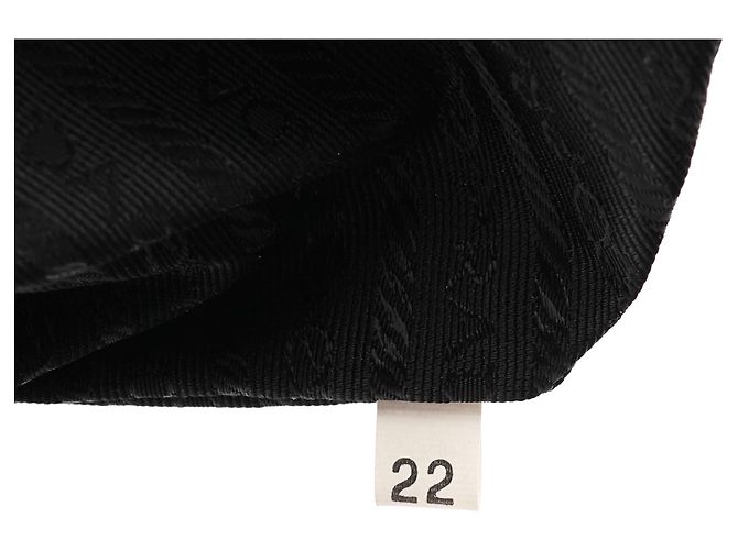 Prada Borsa a tracolla 1998 Black Calfskin Vitello Plex - vista 13