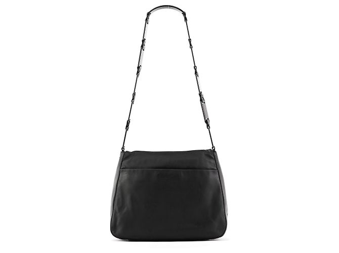 Prada Borsa a tracolla 1998 Black Calfskin Vitello Plex - vista 3
