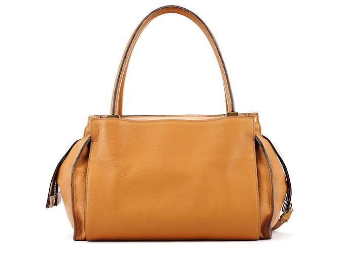 Chloé Borsa Tote Dolly in pelle tan - vista 3