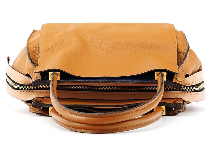 Chloé Borsa Tote Dolly in pelle tan - vista 4
