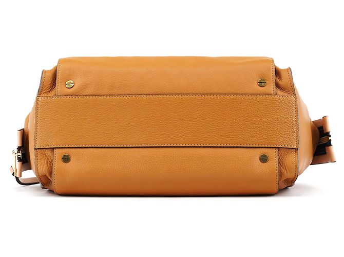 Chloé Borsa Tote Dolly in pelle tan - vista 5