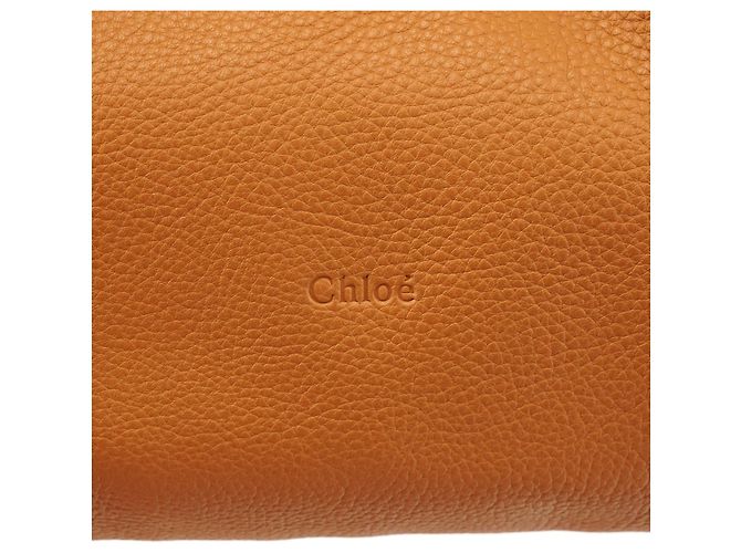 Chloé Borsa Tote Dolly in pelle tan - vista 6