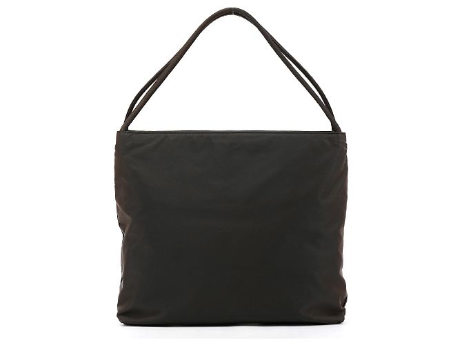 Prada B6242 Borsa Tote in nylon Tessuto City marrone scuro - vista 3