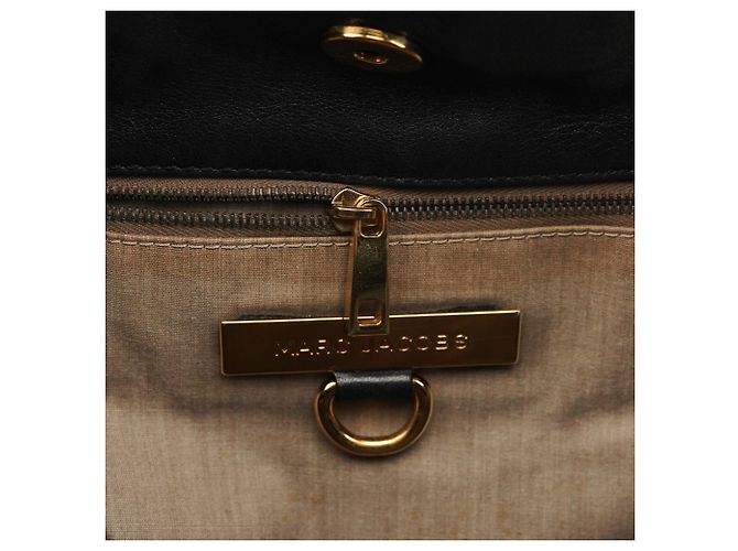 Marc Jacobs Borsa a spalla Blake in pelle nera multi-tasche - vista 11