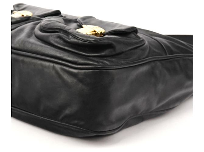 Marc Jacobs Borsa a spalla Blake in pelle nera multi-tasche - vista 8