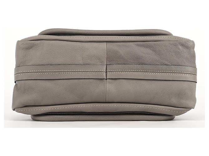 Chloé Borsa 2-Way Paraty in pelle grigia - vista 5