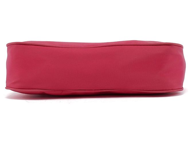 Prada Borsa Mini Hobo MV519 Pink Tessuto - vista 5