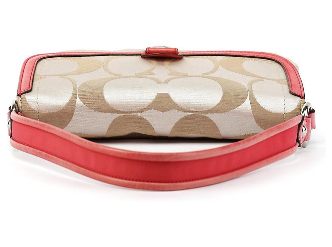 Coach 18353 Borsa 2-Way in Signature Canvas Beige Pink - vista 4