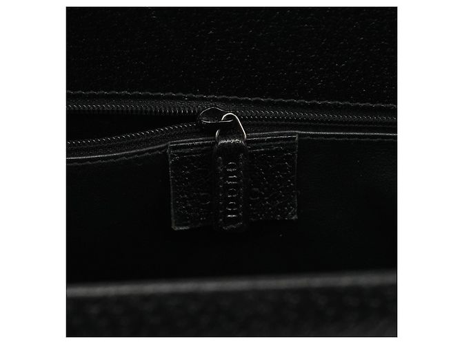Bamboo Gucci 002 1035 Borsa Tote in pelle nera con bambù - vista 14