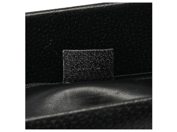 Bamboo Gucci 002 1035 Borsa Tote in pelle nera con bambù - vista 15
