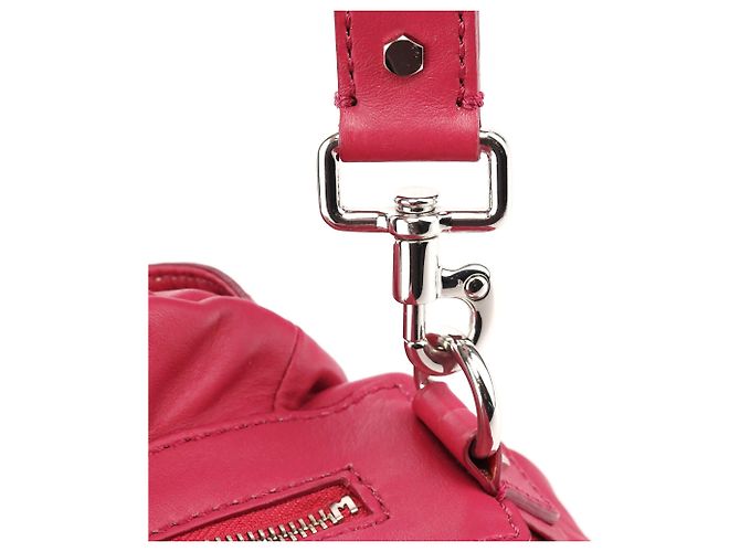 Marc by Marc Jacobs Borsa 2-Way in pelle rosa a più tasche - vista 10