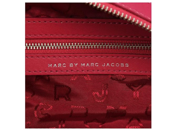 Marc by Marc Jacobs Borsa 2-Way in pelle rosa a più tasche - vista 11
