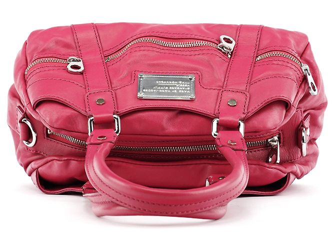 Marc by Marc Jacobs Borsa 2-Way in pelle rosa a più tasche - vista 4