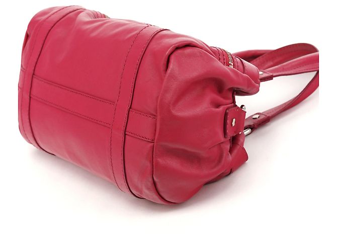 Marc by Marc Jacobs Borsa 2-Way in pelle rosa a più tasche - vista 8