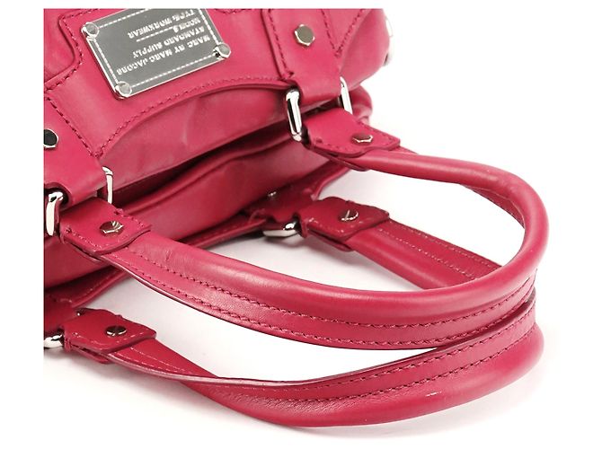 Marc by Marc Jacobs Borsa 2-Way in pelle rosa a più tasche - vista 9